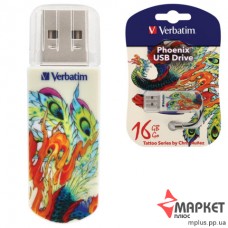 USB Флешка StoreNGo 16 Gb Mini Tattoo Phoenix Verbatim